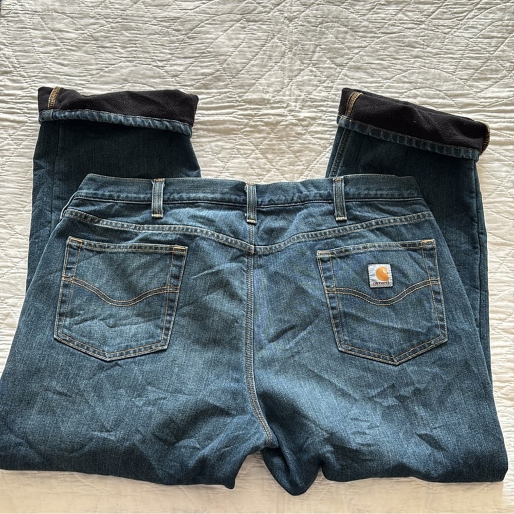 Carhartt Fleece Lined Jeans - Picture 3 of 8
